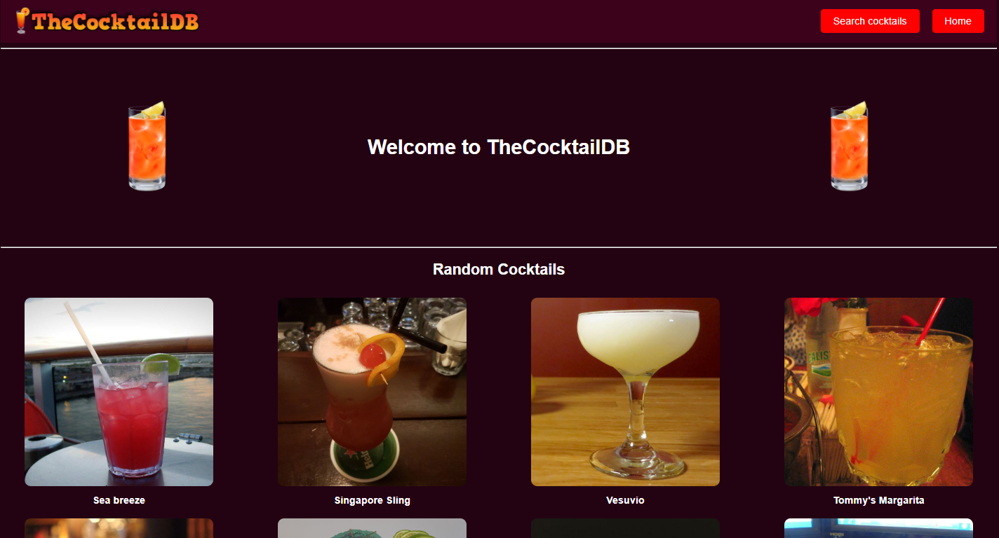 The Cocktail DB