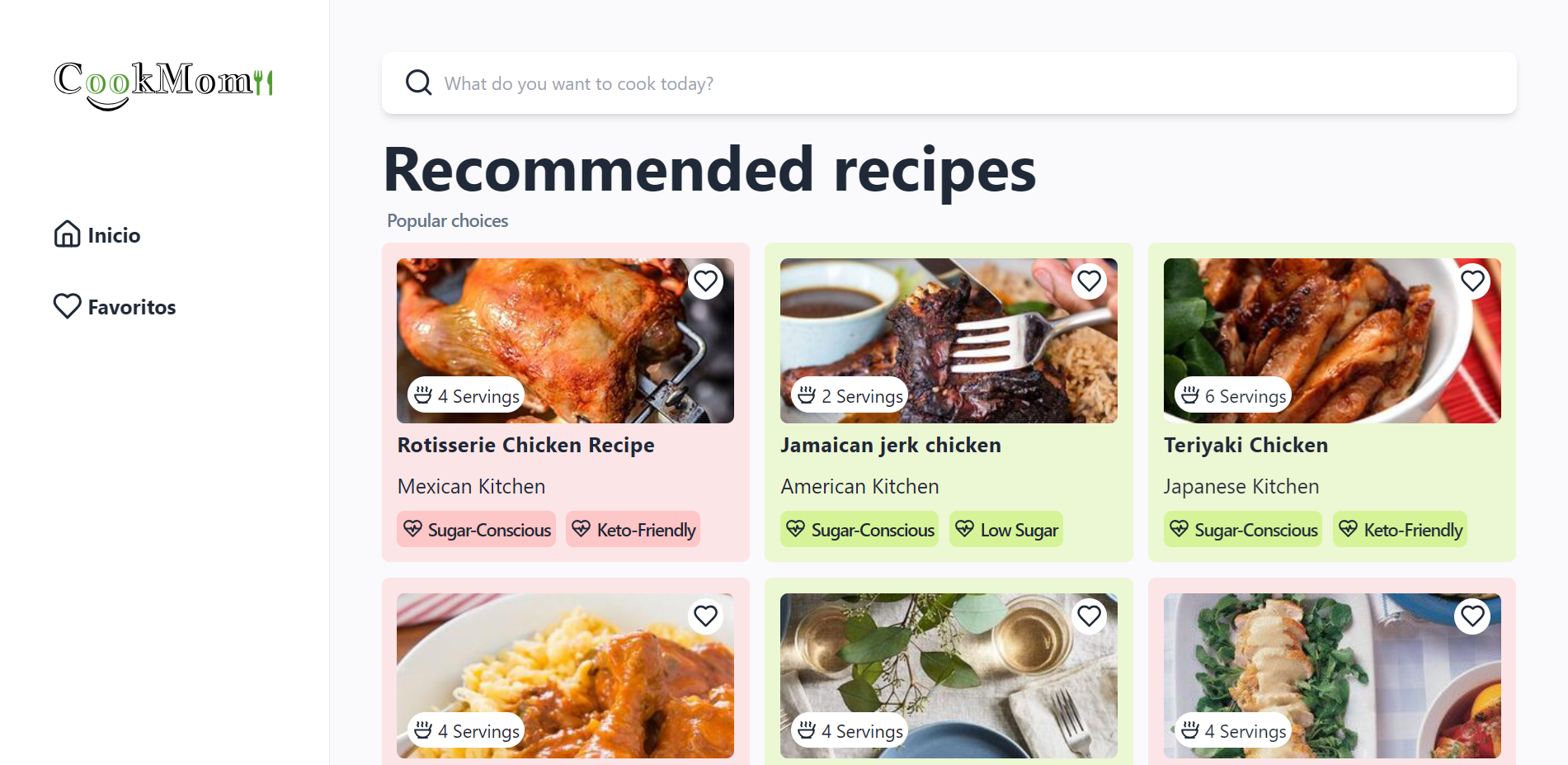 Recipes App